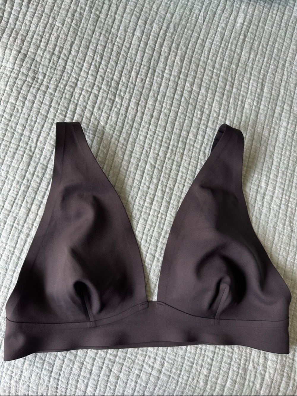 Free People Black Triangle Bralette - Soft Support